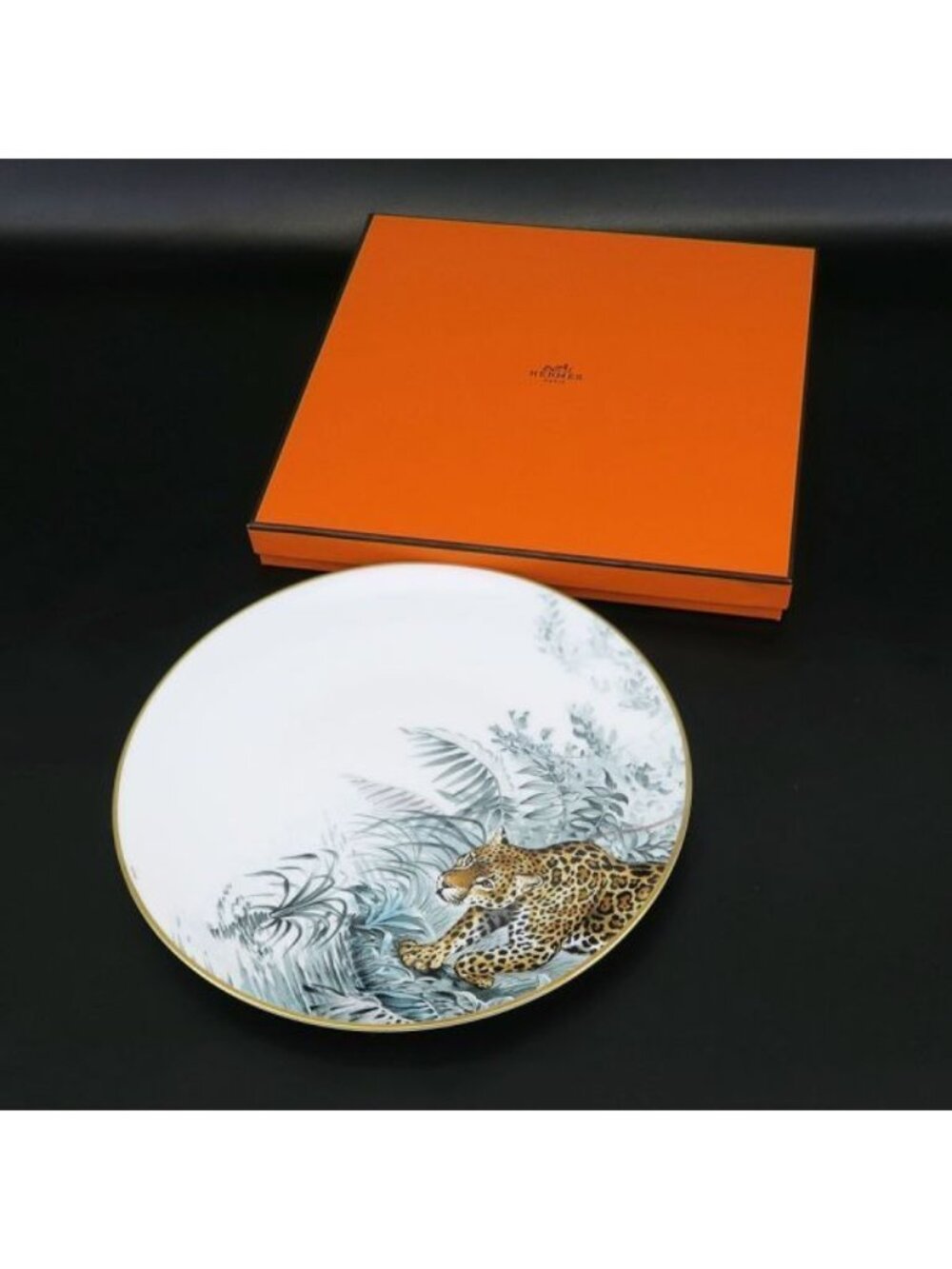Hermes Red Road Sketch Dinner Plate